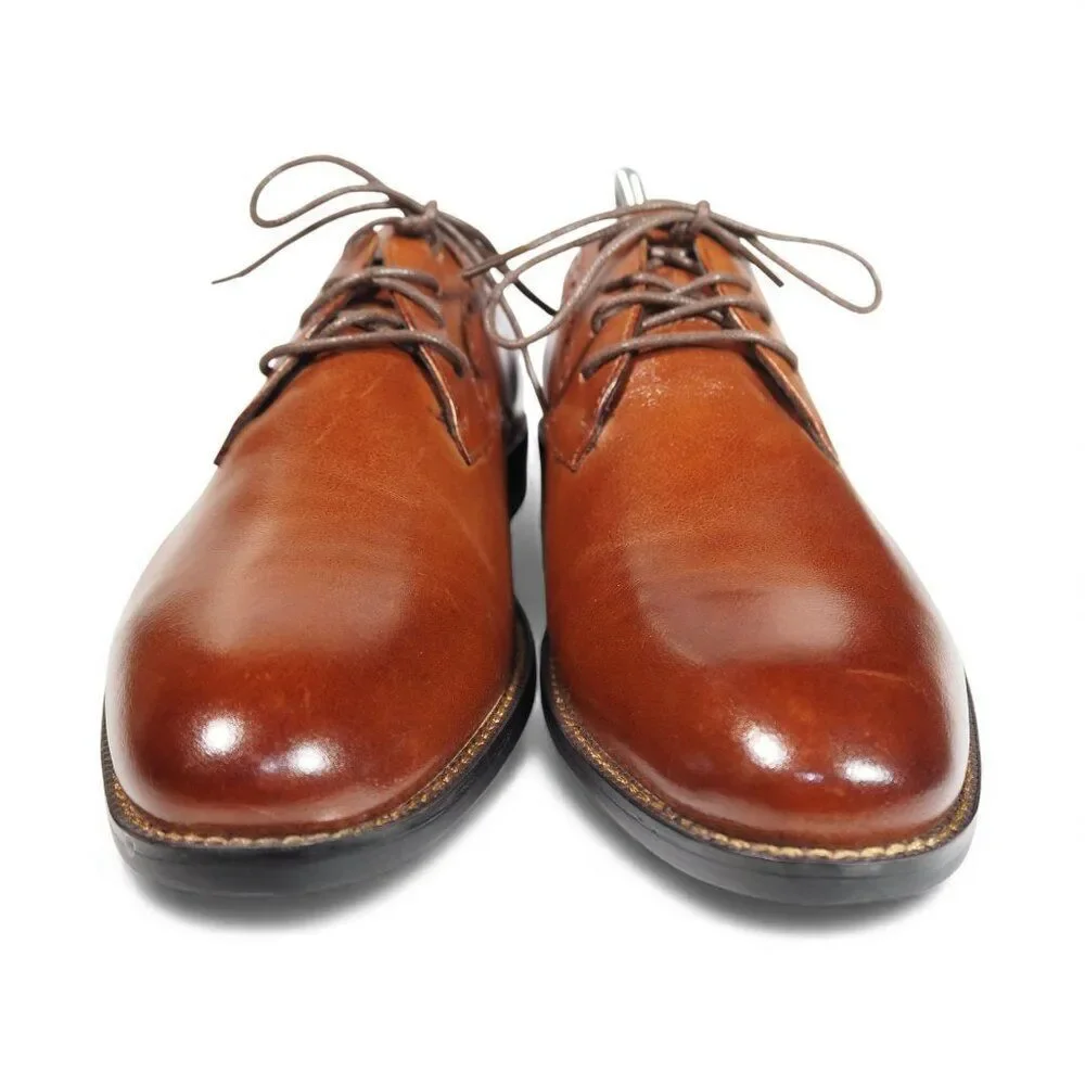 Stacy Adams Dickinson Cap Toe Oxfords Men's 7.5 Tan Brown‎ 24956-221